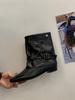 Pointed Belt Buckle Pile Short Boots Women's Autumn and Winter Suede Coarse Heel Pants Boots Knight Boots