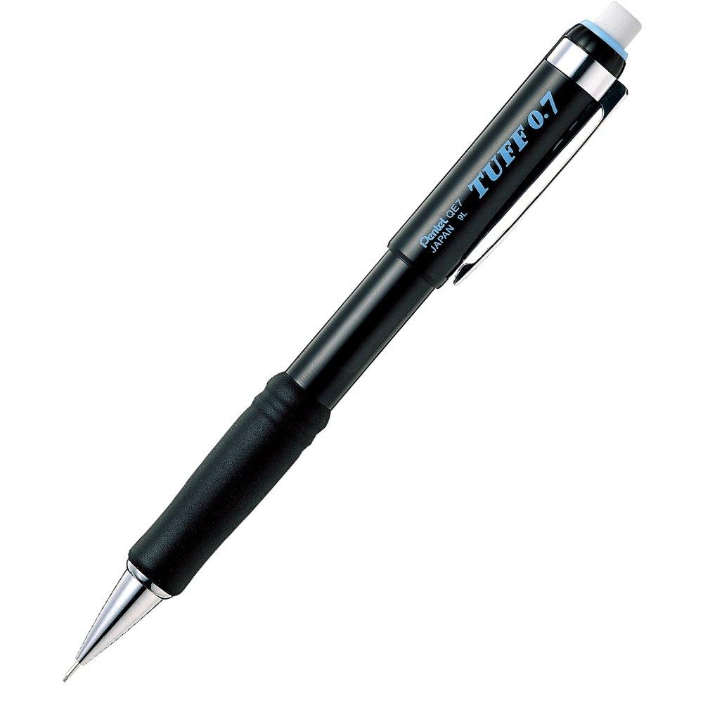 PENTEL Прочный механический карандаш 0,7 мм, черный, XQE7-A, упаковка 5 шт.