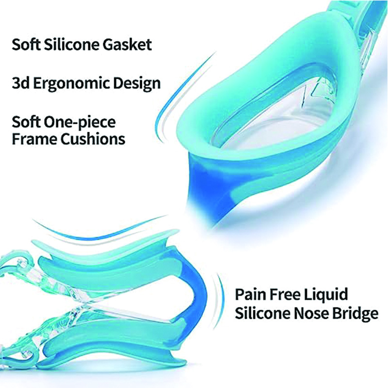 Водонепроницаемые противотуманные очки для плавания, УФ-детские профессиональные цветные линзы, детские очки, очки для плавания, очки Gafas Nata