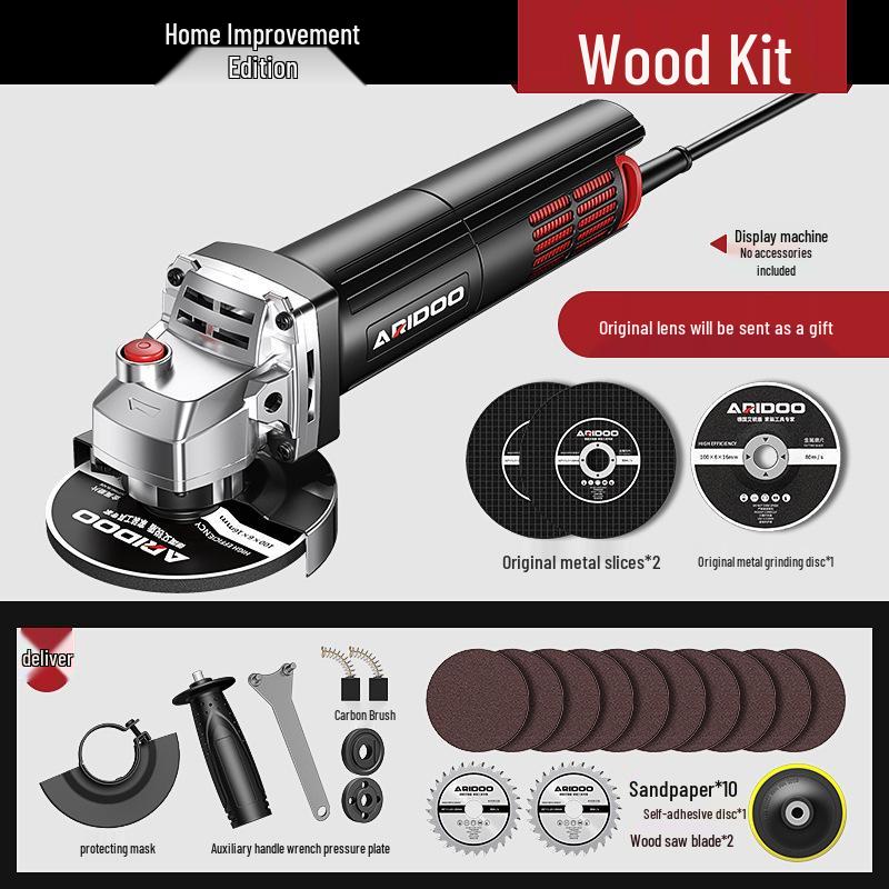 Немецкая многофункциональная угловая шлифмашина: Бытовая шлифовальная машина, полировальная машина, отрезная машина и ручной шлифовальный круг.