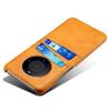 For Huawei Mate 60 PU Leather Coated PC Phone Case Smartphone Cover with Dual Card Slots