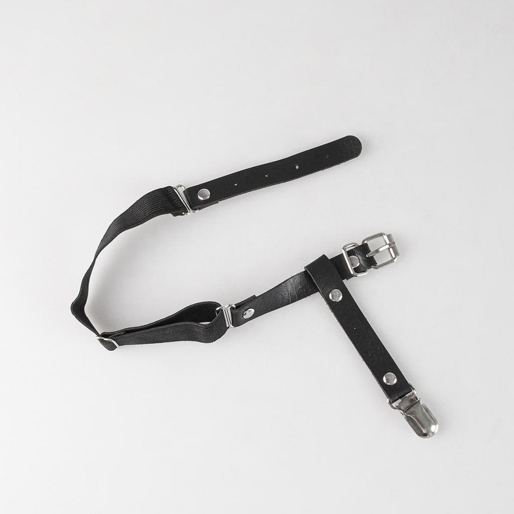 Новый черный панк женский подвяз и зажим для носков в стиле Spice Girl тысячелетия модные