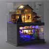 Деревянный Миниатюрный Кукольный Домик Ручной Работы 3D Головоломка Строительная Модель Комплект Производство и Сборка Комната Игрушки Домашний Кукольный Домик Подарки