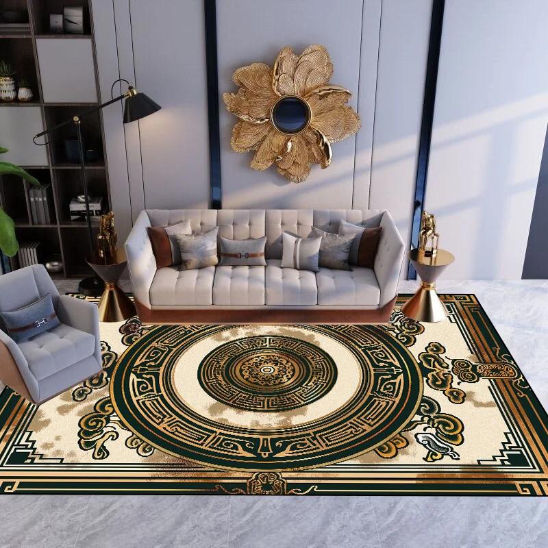 Persia Large Size Carpet Living Room Decoration Luxury Floor Mats Non-slip Bedroom Rugs Washable Lounge Computer Chair Mat