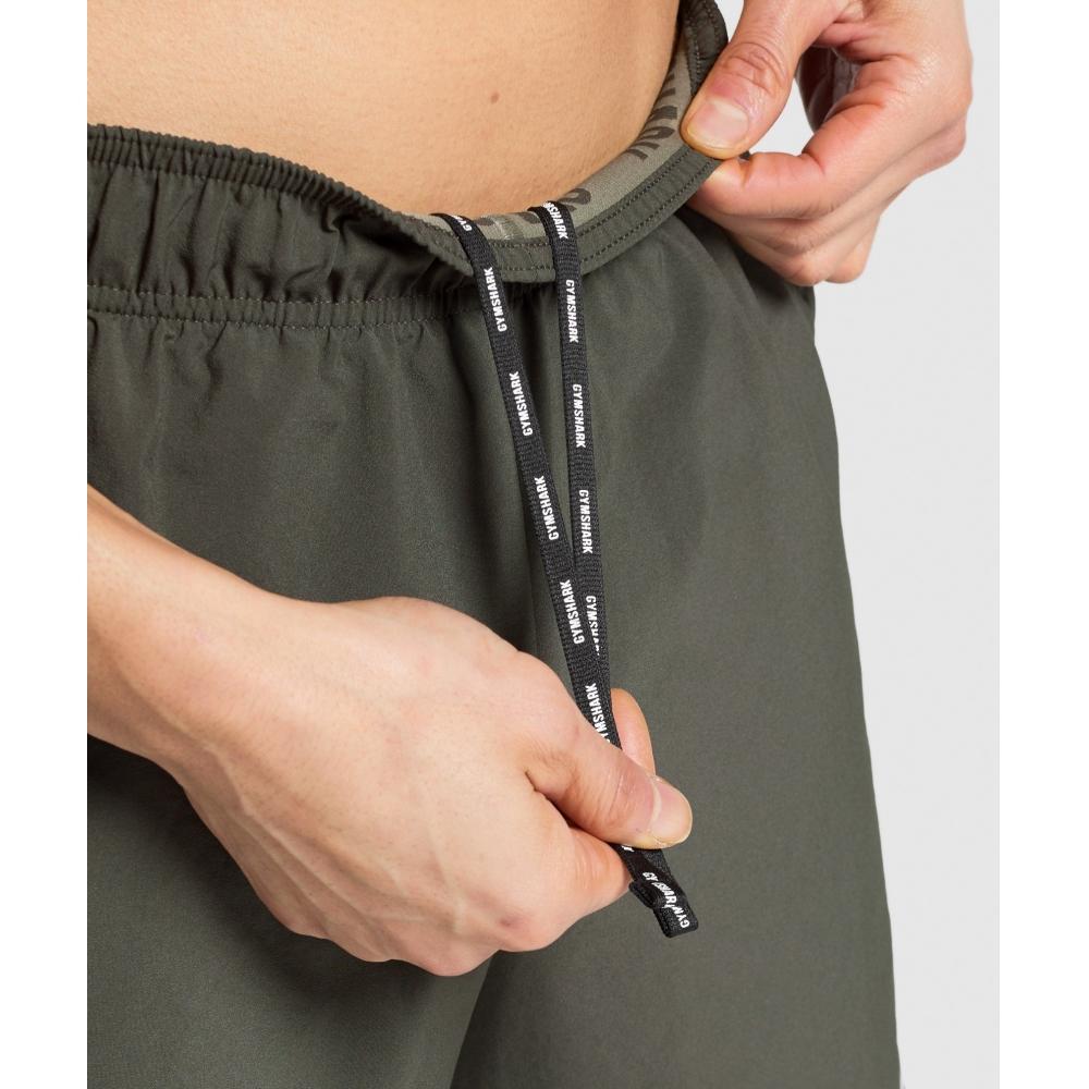 Gymshark Sport  7  Shorts Strength Green Utility Green A1b3l Ecj0