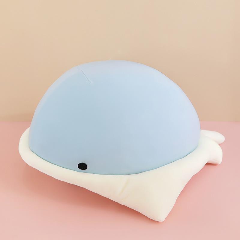 Kawaii Manta Ray Plush Toys Japanese Ray Doll Throw Pillow Soft Stuffed Fish Toy Sofa Cushion Sleeping Pillows Gift