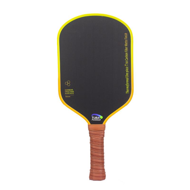 Thermally Pressed T700 Carbon Fiber Pickleball Racket Set Matte Finish 230g 42cm Length 16mm Thickness Professional Equipment