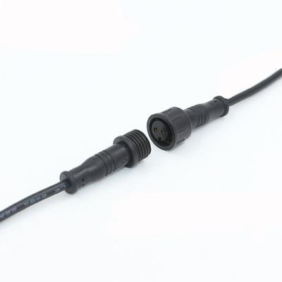 2-контактный 3-контактный 4-контактный разъем папа-мама для светодиодов IP67 20 см Водонепроницаемый провод Светодиодный разъем Черный кабель Светодиодные ленты
