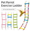 Wooden Bridge Swings Hanging Parrot Ladder New Climbing Ladder Toys  for Parakeet Cockatiel