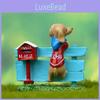 Sign Lawn Dog Resin Ornament For Garden Landscaping And Kids Gift Holiday
