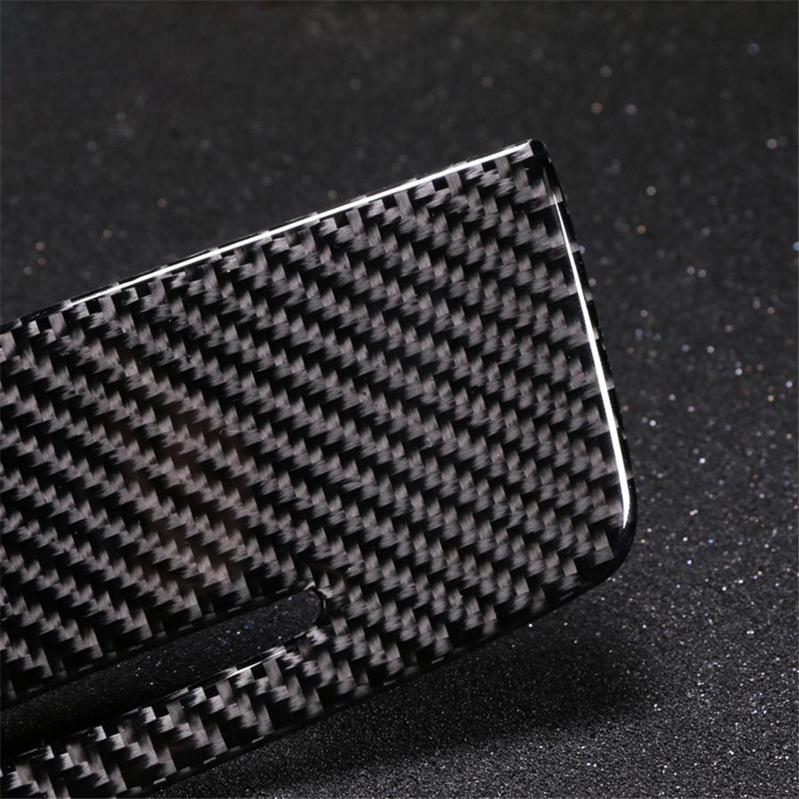 Carbon Fiber Interior Car Storage Box Panel Trim Cover Decal For BMW E90 E92 E93