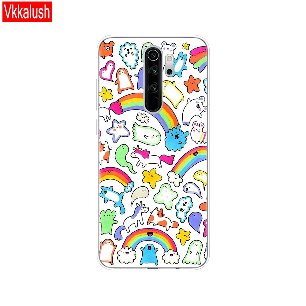 Чехол для Xiaomi Redmi Note 8T, силиконовый чехол из мягкого ТПУ для xiaomi Redmi Note 8, чехол Fundas Coque Redmi Note 8 PRO, чехол
