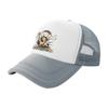 Godfatherofrock Graphic Print Trucker Hat Adjustable Polyester Mesh Back Cap Casual Unisex