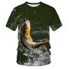 3D Fish Printed T Shirt for Men Summer Men's Carp Fishes Funny T-shirt Women Kids Male Oversized Short Sleeve Tops Tees 100-6XL