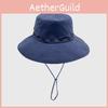 Retro Canvas Sun Hat With Wide Brim And Sun Blocking Features For Leisure And Travel