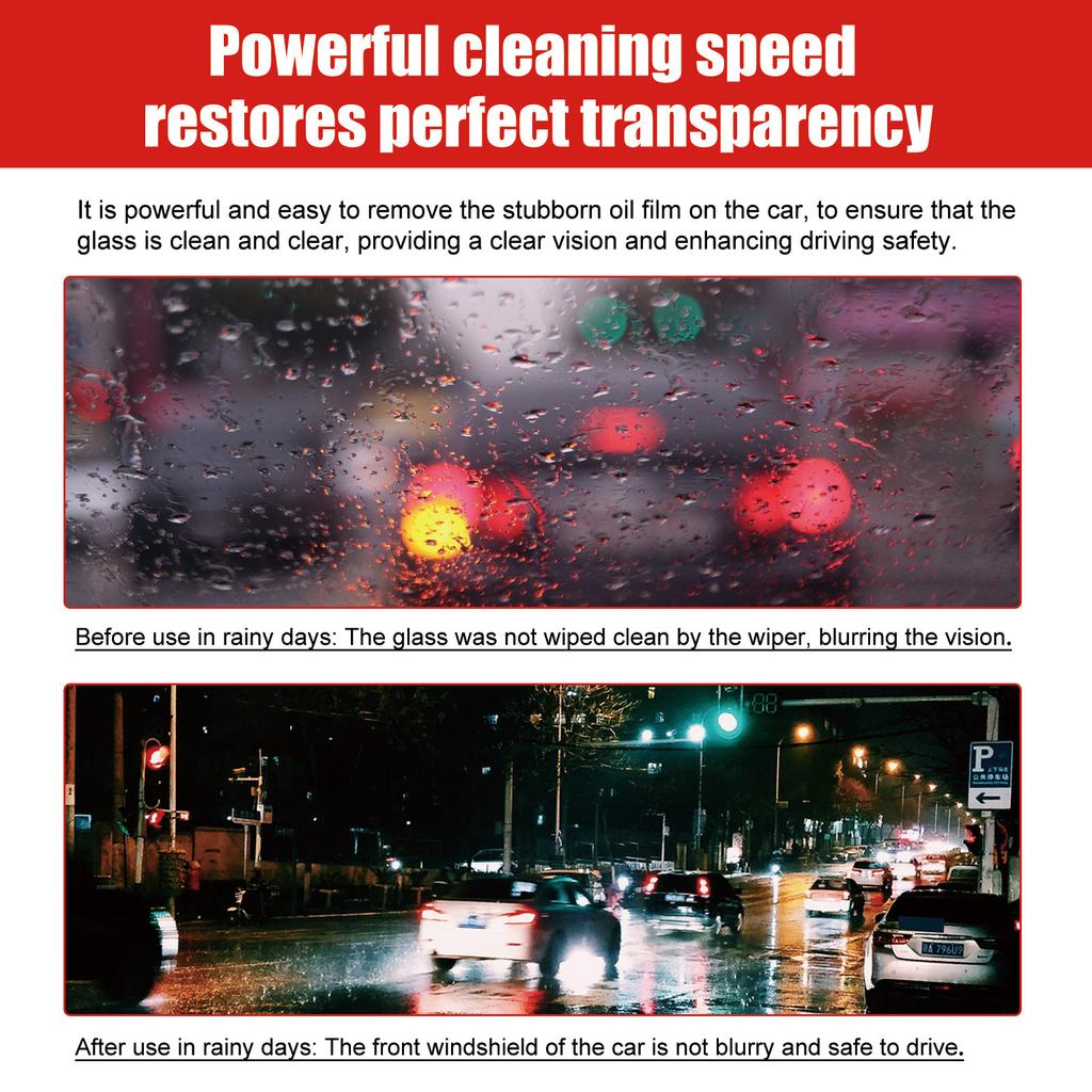 Концентрированное средство для очистки масляной пленки Rayhong для удаления масляных пятен и непромокаемых лобовых стекол автомобиля. Мощное средство для удаления пятен и защиты от запотевания.