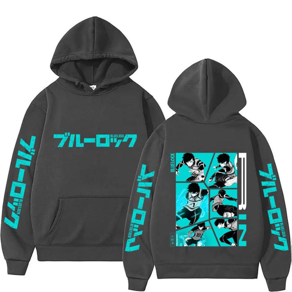Blue Lock Itoshi Rin Men Hoodie New Fashion Women Sweatshirt Cartoon Japan Style Anime Spring Autumn Couple Pullover Tops