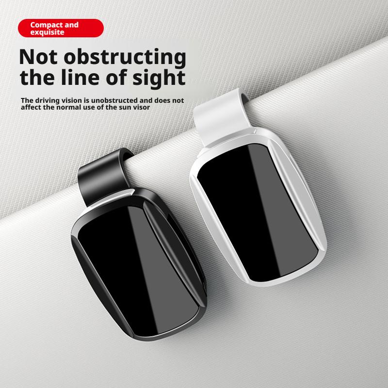 AVM1 Car Sunglasses Clip Sun Visor Glasses Holder Card Ticket Holder Stable Storage Clips Eyeglasses Hanger For cadillac