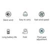 Летний модный USB Air портативный перезаряжаемый подвесной охлаждающий вентилятор для шеи мини-силовой складной банк