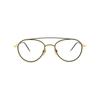 Оправа для очков Thom Browne Aviator Metal Optical Frames Navy Yellow Gold Transparent