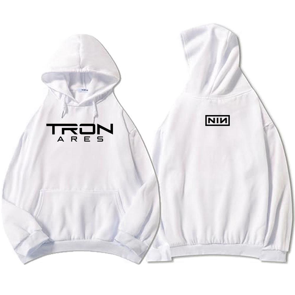 Nine Inch Nails Tron Ares Hoodies Fashion Band Album Graphic Print Sweatshirts Hooded Long Sleeve Male Sudaderas Winter Men Tops