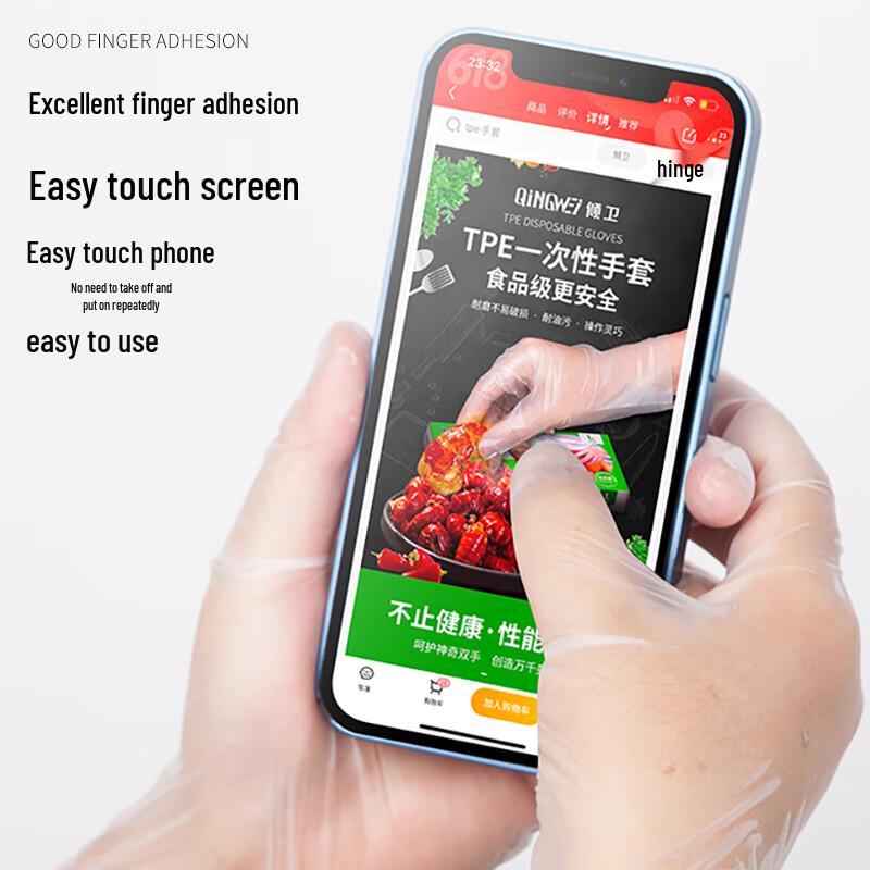 Qingwei Одноразовые перчатки из ПВХ