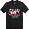 Dear Santa My Sister Did It Christmas T-shirt