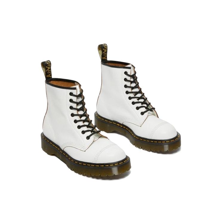 Dr. Martens 1460 Кожаные ботинки унисекс с круглым носком, массивные, белые 27386100
