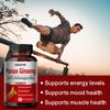 Korean red ginseng capsules, maca, 120 capsules