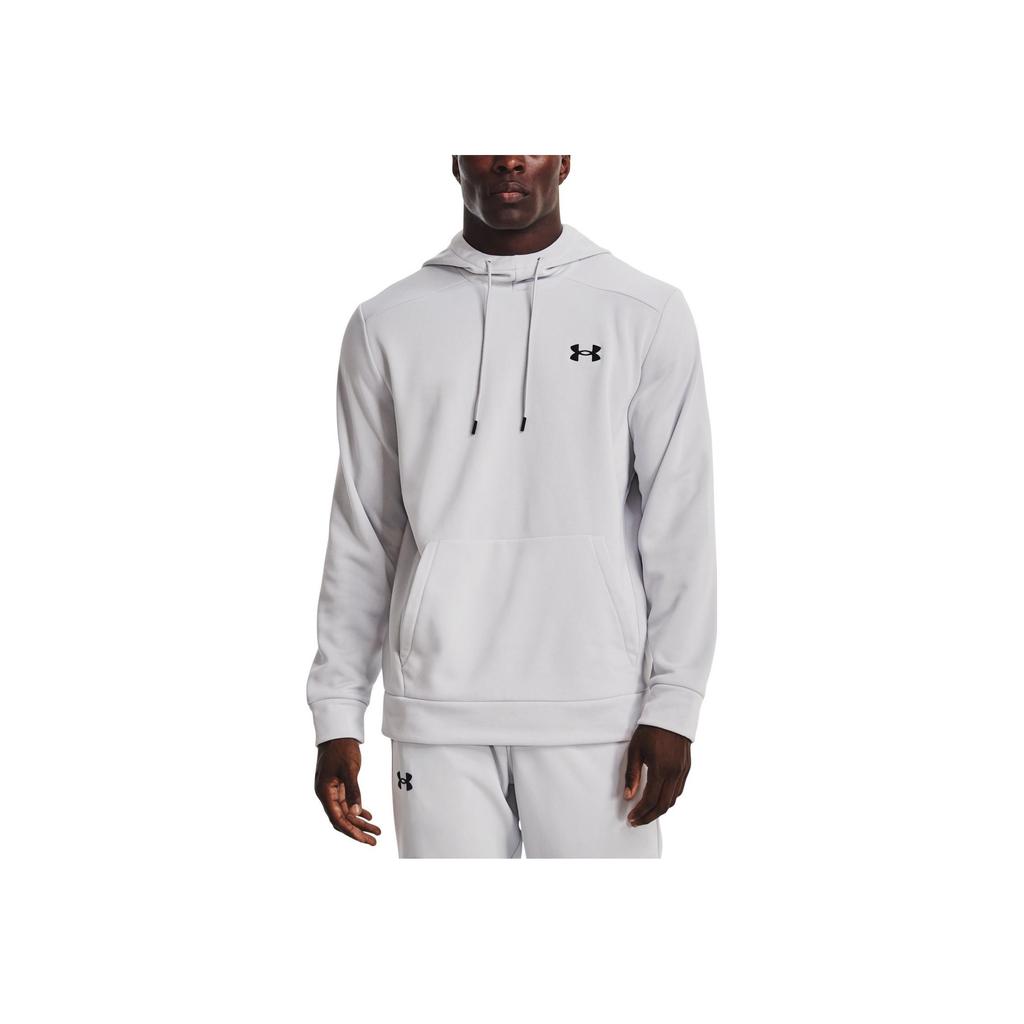 Under Armour Толстовка с капюшоном с логотипом и однотонным принтом Мужские толстовки с капюшоном Haze-Gray 1373353-014