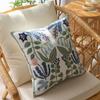 Skin-friendly Throw Pillow Cover Square Sofa Pillowcase Floral Swallow Cushion Cover  Office