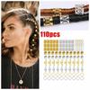 110 PCS Dreadlocks Hair Accessories Hair Rings Dreadlocks LM