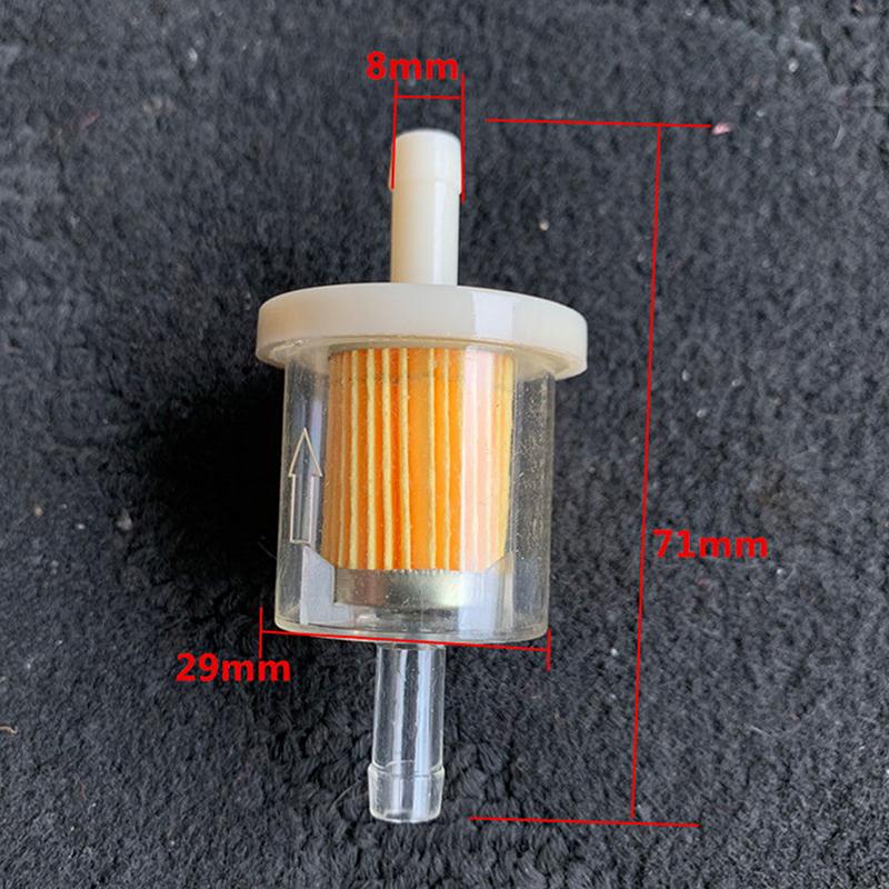 1 шт. скутер мотоцикл мопед скутер грязь DIY аксессуары универсальный 8 мм шланг мотоцикл бензин газ топливо бензин масляный фильтр