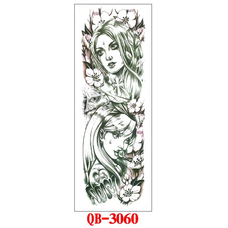 Full Arm Tattoo Sticker Full Arm, Full Arm Big Picture Tattoo Sticker, Flower Arm Tattoo Sticker Tattoo