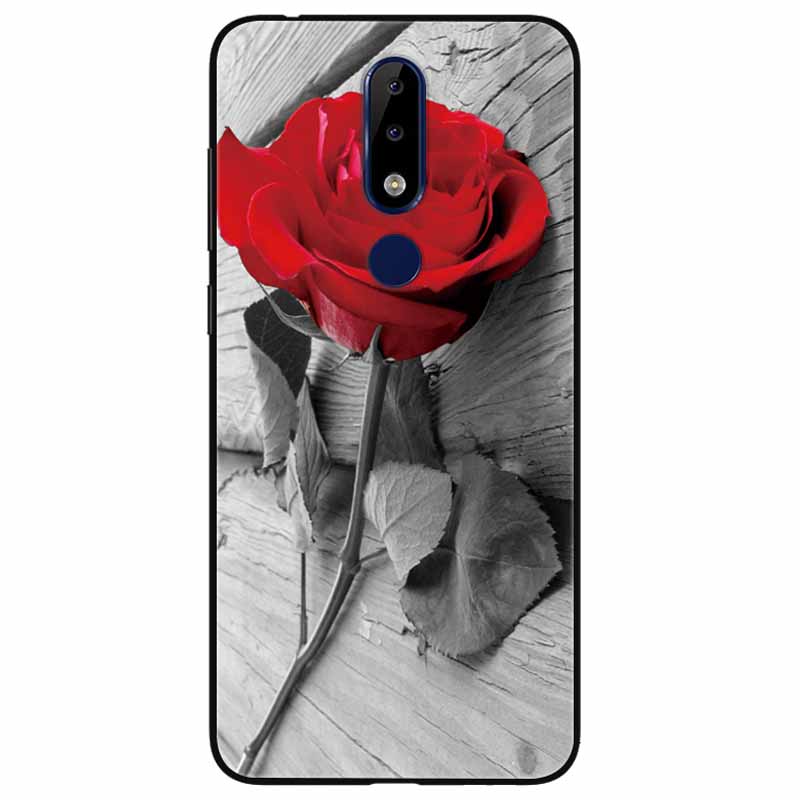 Для Nokia 5.1 Plus Чехол Мягкий Силикон Мультфильм Модный ТПУ Чехлы для Телефона для Nokia X5 Обложка 5.1Плюс Милый для NokiaX5 Защитный