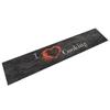 VidaXL Washable Kitchen Mat Kitchen Print Black 60x300 Cm 136551