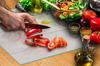 Glass stovetop protector 50x52 Flower