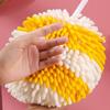 Soft Absorbent Hanging Hand Towel Quick Dry Microfiber Towels Comfortable Chenille Hand Ball  Home