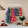 Christmas Dish Towels 6 Pieces Holiday Absorbent Festive Christmas Hand Towels For Kitchen For Bathroom Farmhouse Apartment