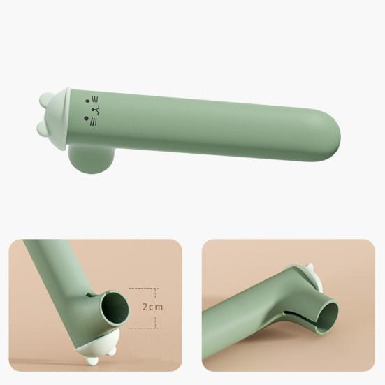 Baby Safety Door Knob Cover Cat Pattern Silicone Door Handle Glove Noise Reduction Anti Collision Wall Protector