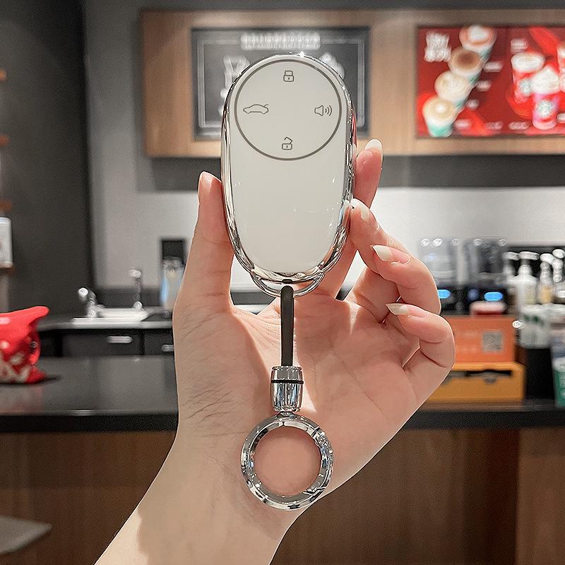 Neta X Key Case - Aya Frosted U High-End Pro Full Wrap V Shell with S Buckle for GT Car Interior Modification