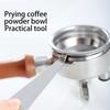 1 шт. Чашка для кофейного порошка, инструмент для снятия корзины портафильтра, из нержавеющей стали, инструменты для кофейного фильтра, аксессуары для кофеварок, серебристый