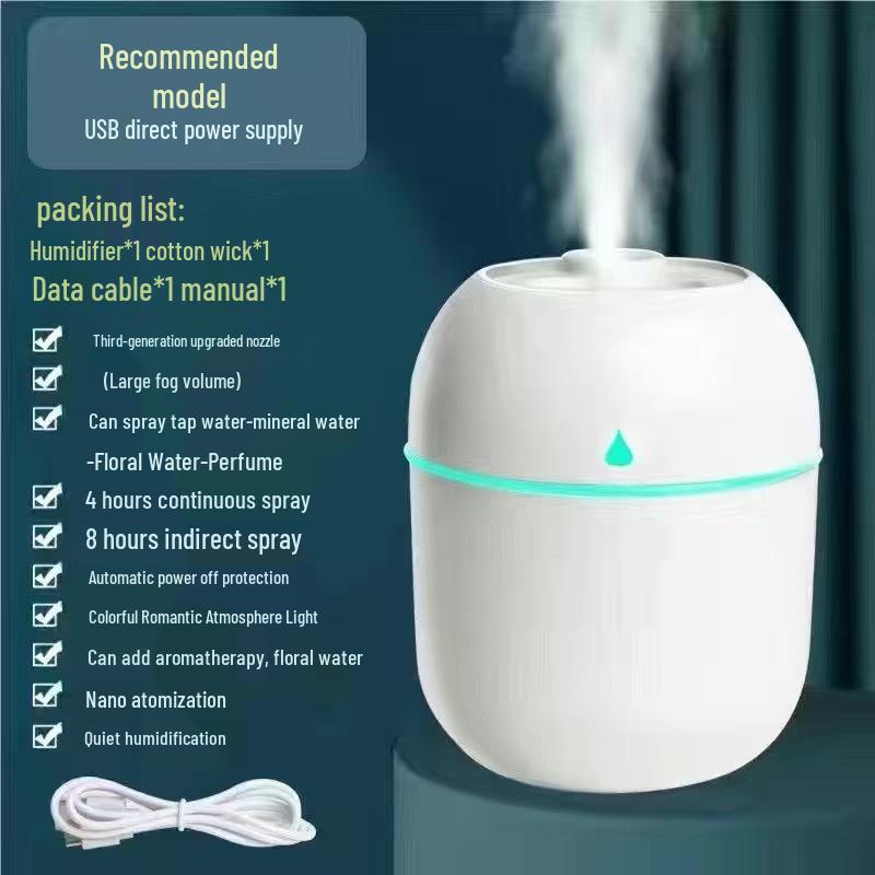 Teardrop Mini Air Humidifier & Aromatherapy Atomizer for Bedroom & Office