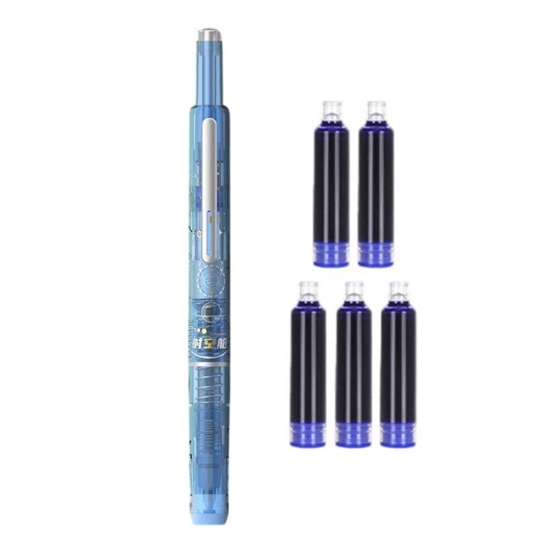 EF Nib Fountain Pen Erasable Pen Signature Pen Retractable Calligraphy Pen Smooth Writing Pen School Office Supplies