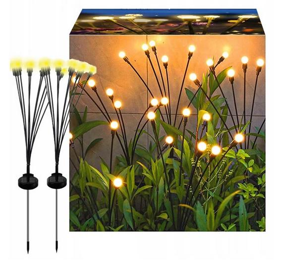 Solar Lamp With 6 Led Balls, Decorative For The Garden