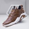 Мода Новый продукт Весна Мягкая подошва Высококачественные Мужские Беговые Повседневные Кроссовки для Ходьбы на Открытом воздухе Модные Кроссовки из ПУ кожи Zapatillas Hombre