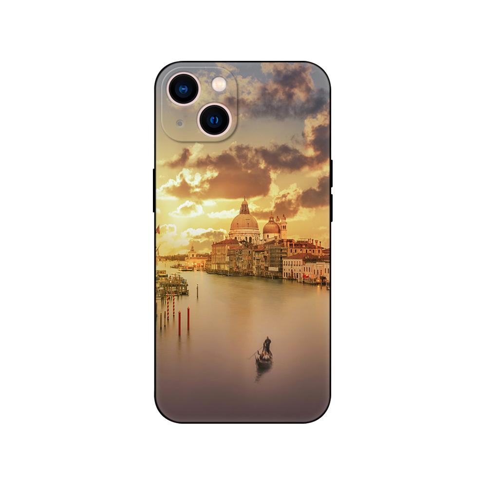 Black Tpu Case For Huawei P30 Lite P30 Pro P40 Case For Huawei P40 LITE E P Smart 2020 Case Cover Italy Venice City