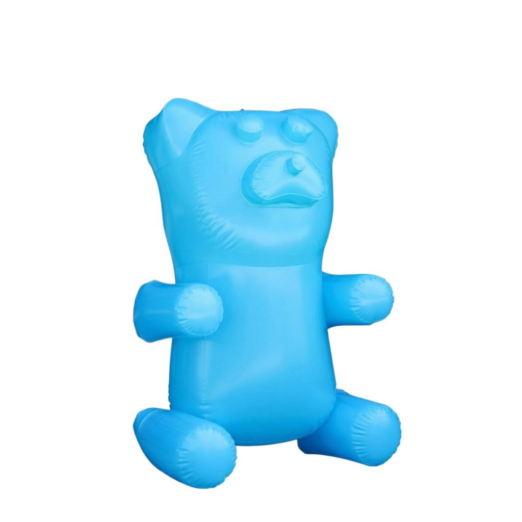 Inflatable Candy Bear Toy PVC Transparent Color Indoor Decoration