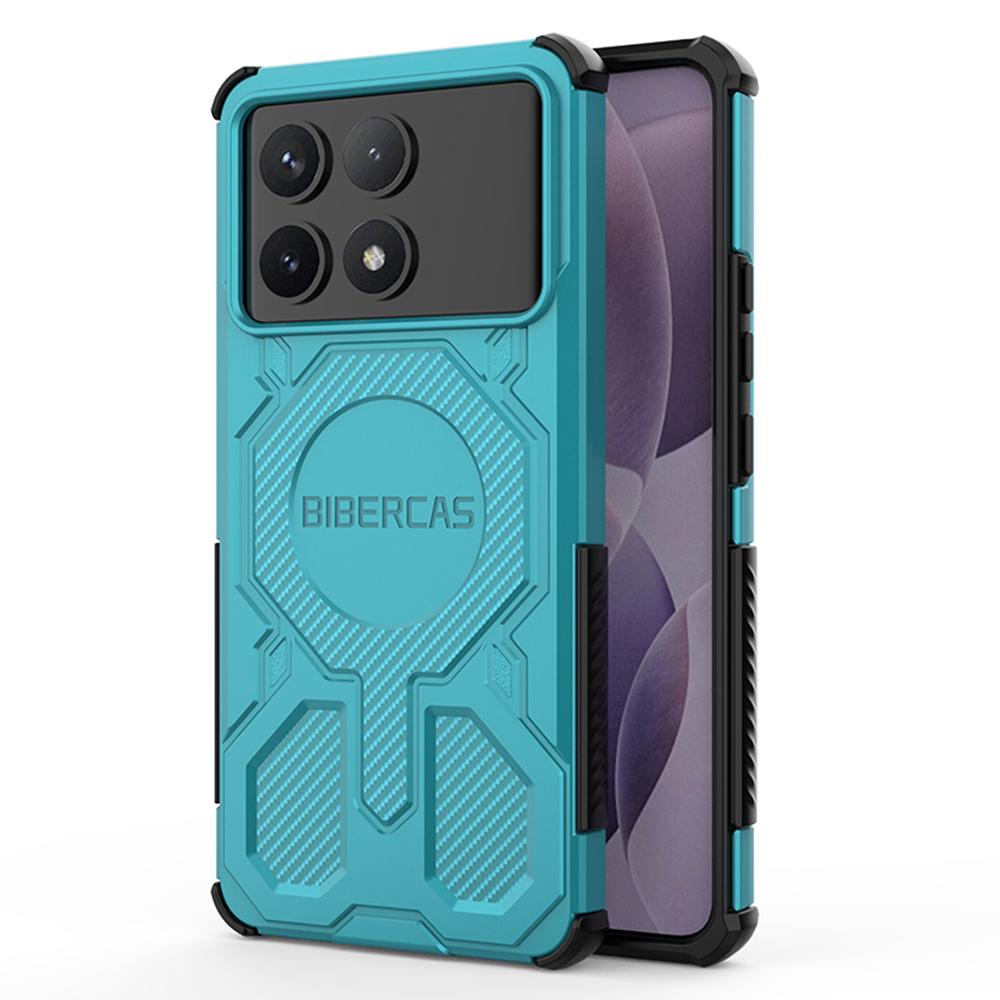 BIBERCAS J-16 Series Phone Case For Xiaomi Poco F6 Pro 5G/Redmi K70 Pro 5G/K70 5G Compatible with MagSafe Anti Drop TPU+PC Cover