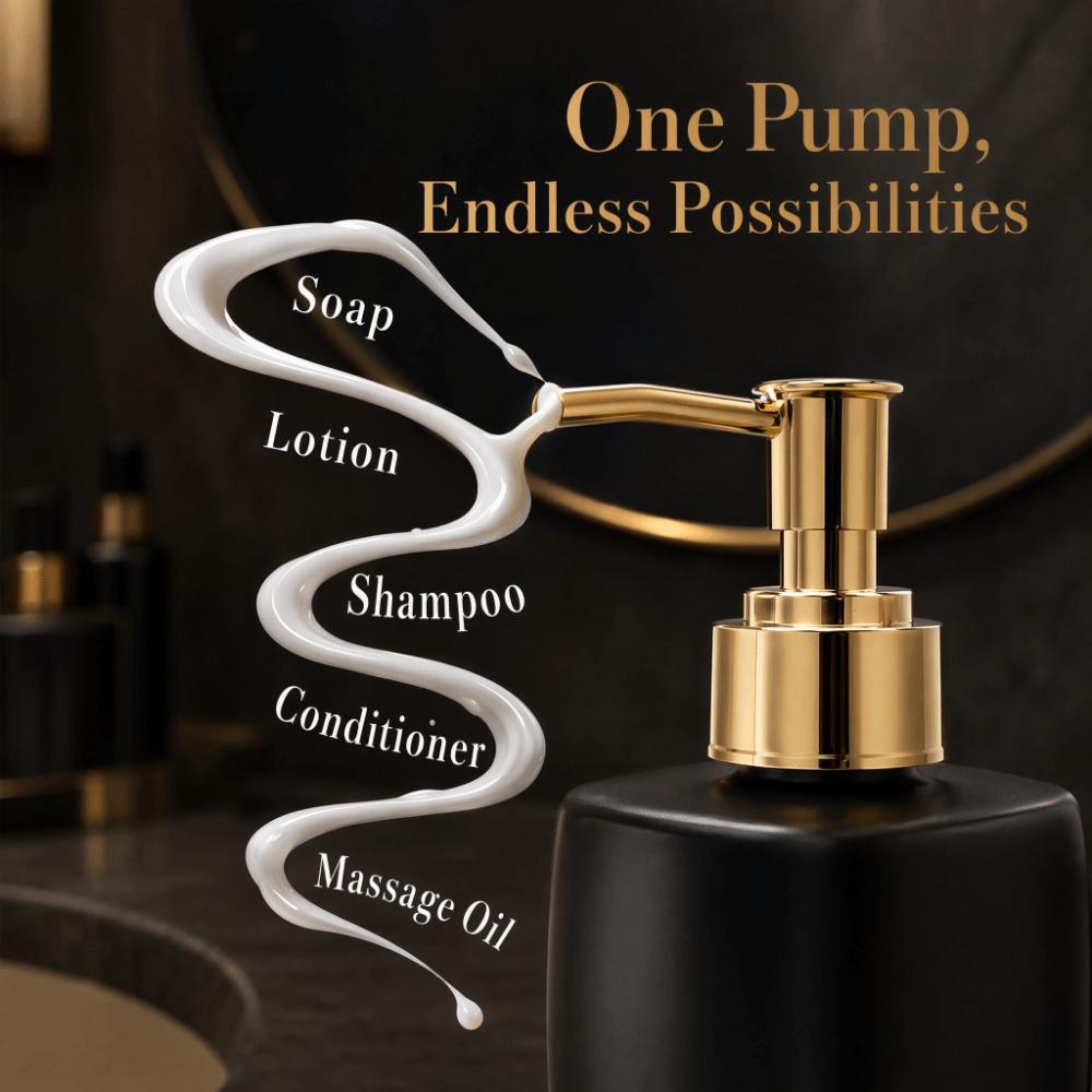 3 PCS ABS Emulsion Dispenser Pump 360 Degree Rotation Soap Dispenser Pump Lotion Bottle